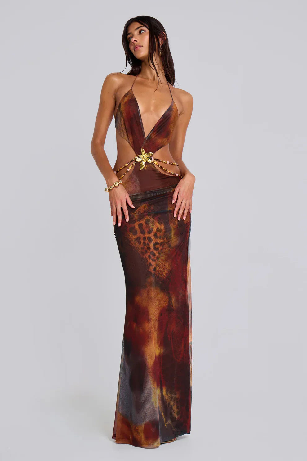 AfterHours Jungle Maxi Dress