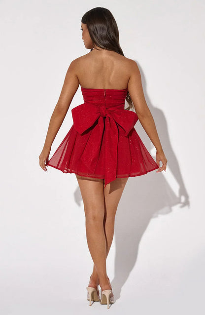 AfterHours Bow Back Mini Dress