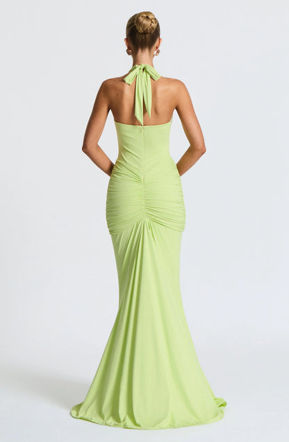 AfterHours Draped Jersey Maxi Dress