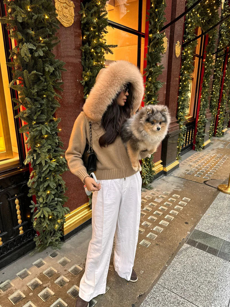 Cardigan mit Fuchs