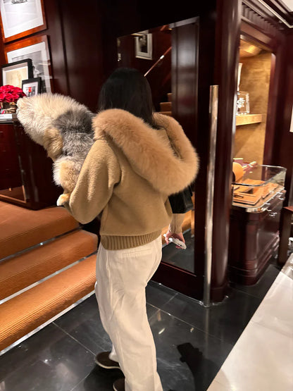 Cardigan mit Fuchs