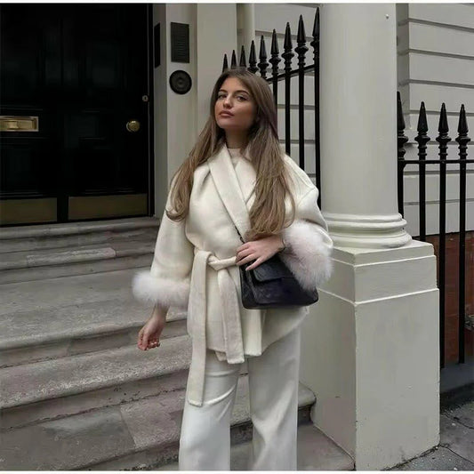 Arctic Grace Wool Coat