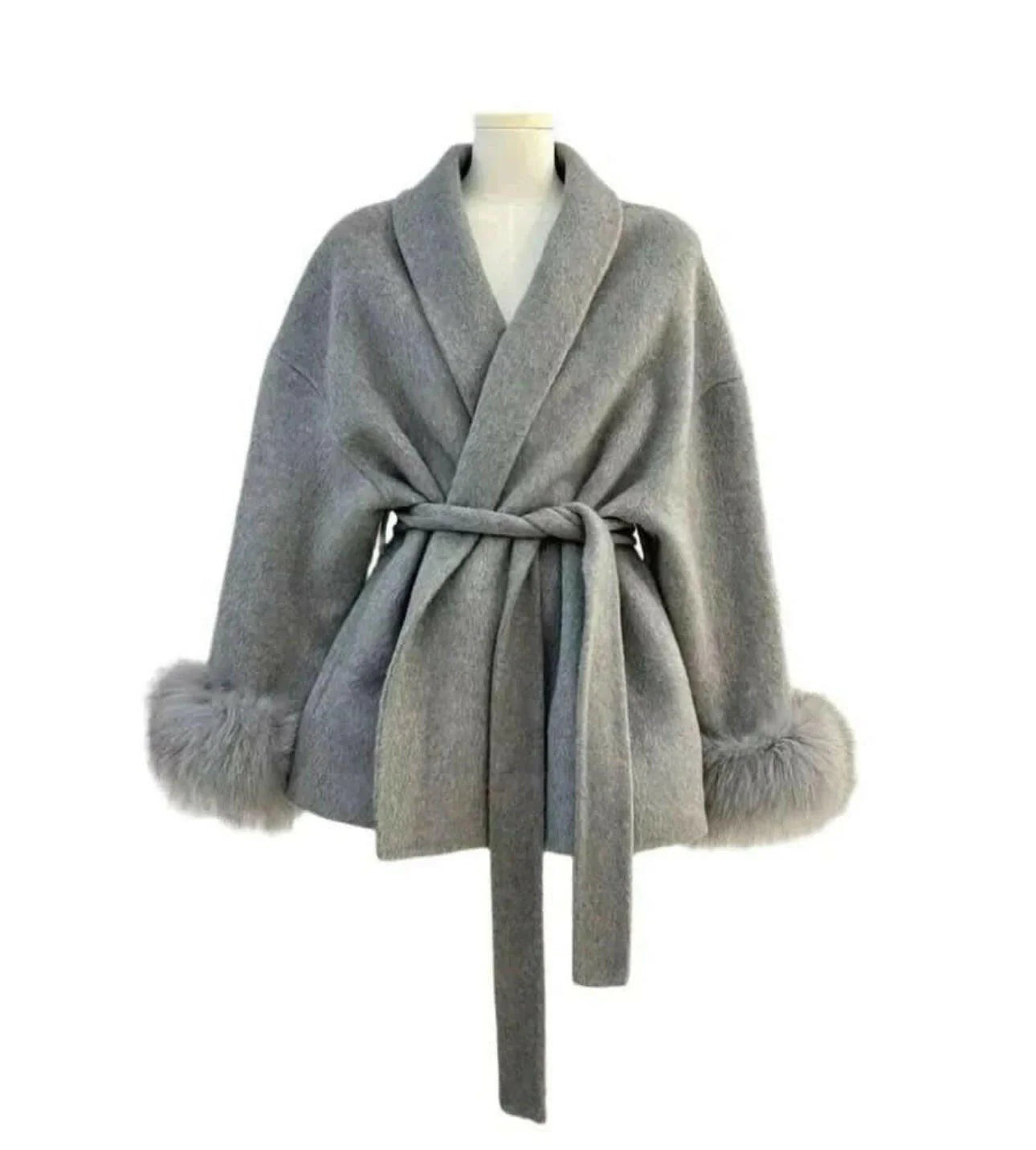 Arctic Grace Wool Coat