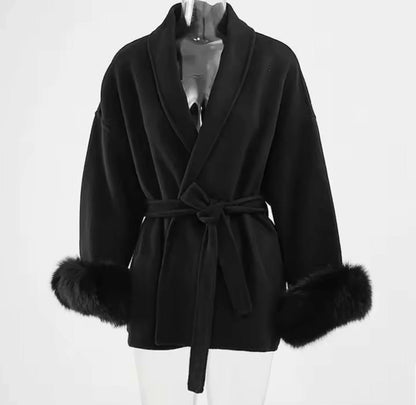 Arctic Grace Wool Coat