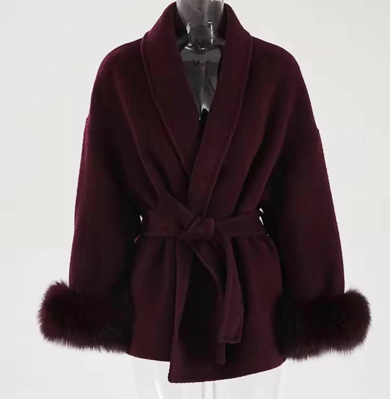 Arctic Grace Wool Coat