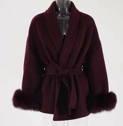 Arctic Grace Wool Coat
